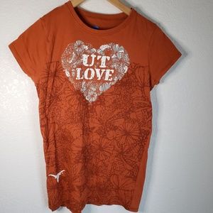 UT Love Texas Longhorns Women's Tee size XL